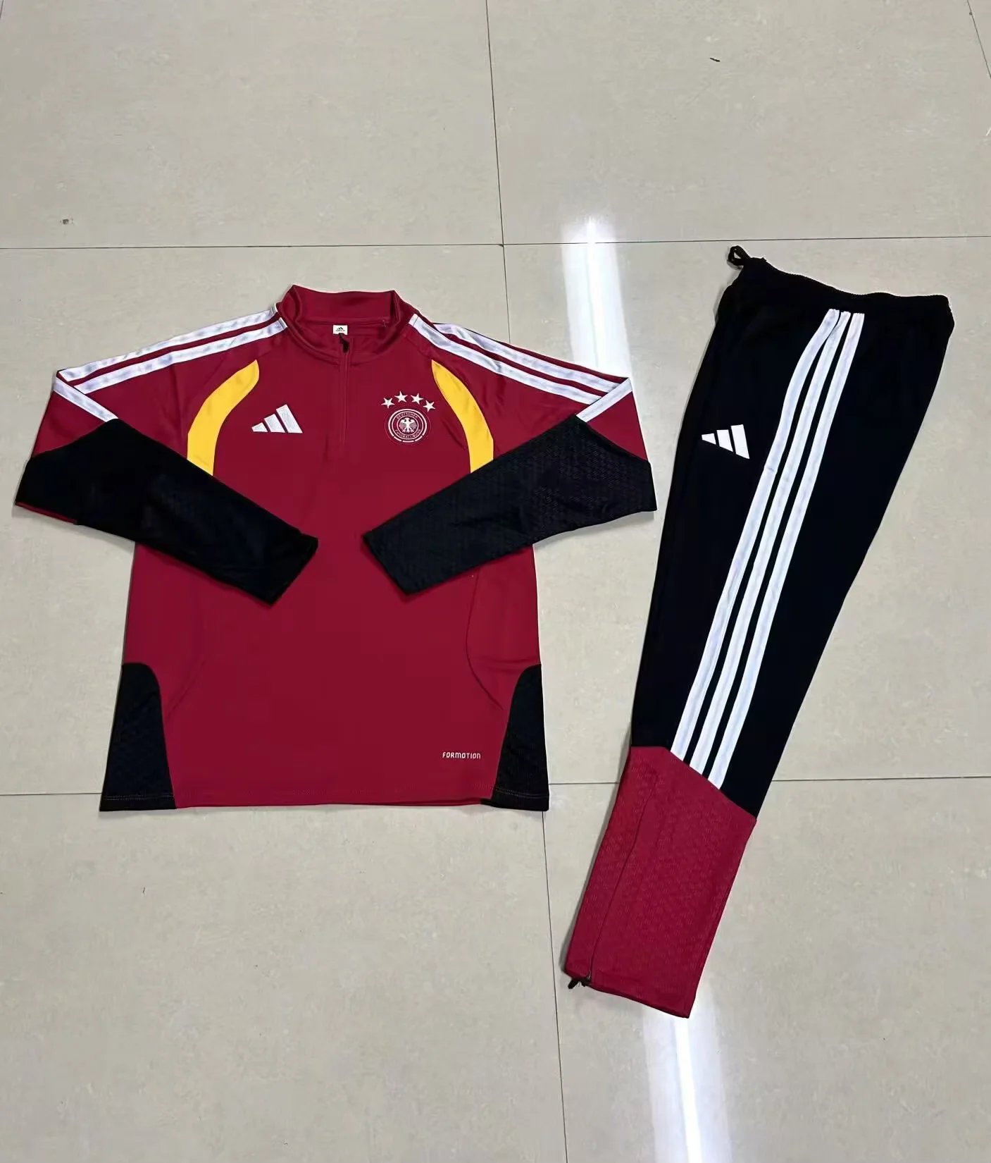Kids Germany 25/26 Tracksuit - Red/Black